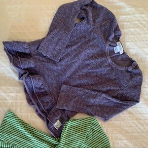 3T Naartjie long sleeve peplum waist shirts